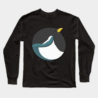 Bird Balls: Yellow Beaked Magpie Long Sleeve T-Shirt